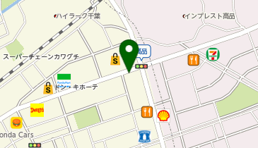 エニタイムフィットネス 千葉高品店の地図画像