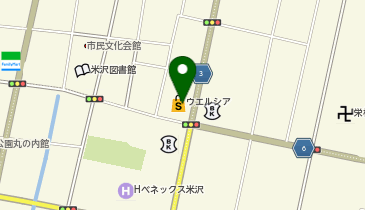 エニタイムフィットネス 米沢店の地図画像