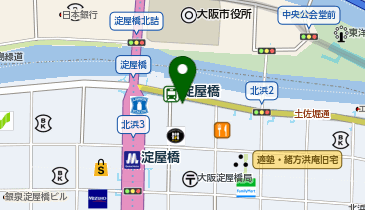 エニタイムフィットネス 淀屋橋駅前店の地図画像