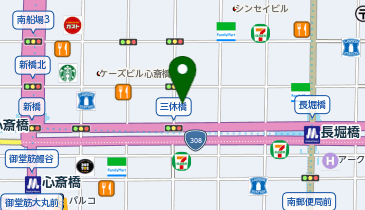 エニタイムフィットネス 心斎橋店の地図画像