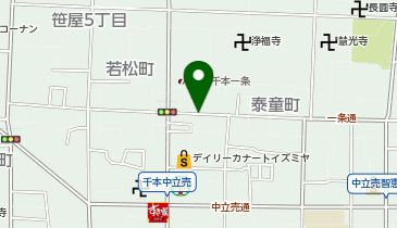 エニタイムフィットネス 千本一条店の地図画像