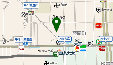 エニタイムフィットネス 四条大宮店の地図画像