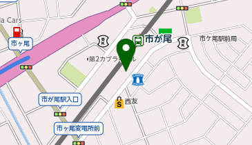 エニタイムフィットネス 市が尾店の地図画像