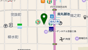 エニタイムフィットネス 三条烏丸店の地図画像