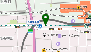 エニタイムフィットネス 京都駅八条口店の地図画像