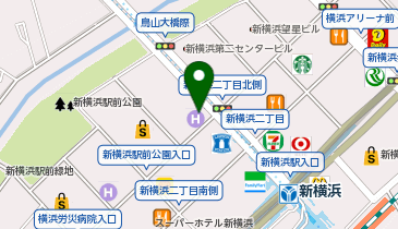 エニタイムフィットネス 新横浜2丁目店の地図画像