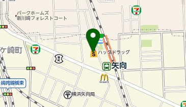 エニタイムフィットネス 矢向駅前店の地図画像