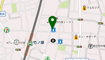 エニタイムフィットネス 竹の塚店の地図画像