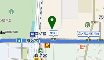 エニタイムフィットネス 森之宮店の地図画像