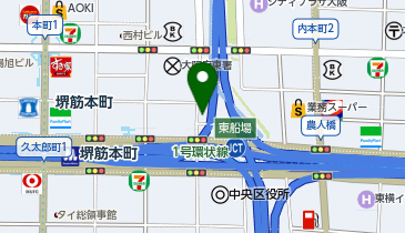 エニタイムフィットネス 堺筋本町店の地図画像