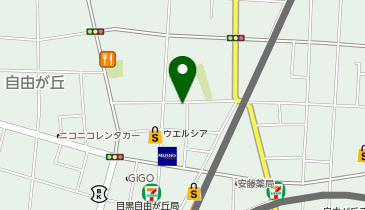 エニタイムフィットネス 自由が丘店の地図画像