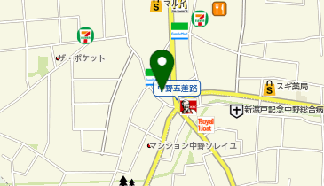エニタイムフィットネス 中野店の地図画像