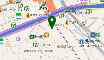 エニタイムフィットネス 渋谷店の地図画像