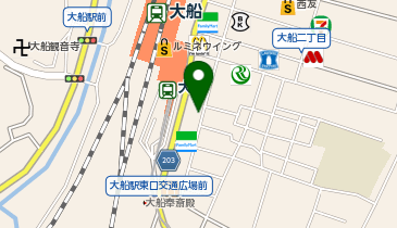 エニタイムフィットネス 大船店の地図画像
