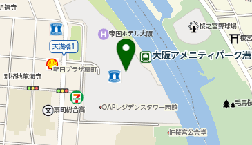 エニタイムフィットネス 天満橋店の地図画像