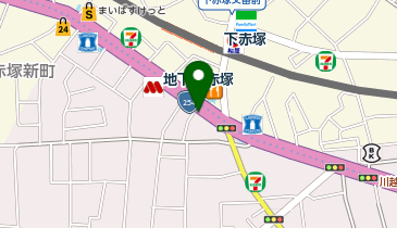 エニタイムフィットネス 下赤塚店の地図画像