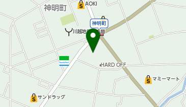 エニタイムフィットネス 川越神明町店の地図画像