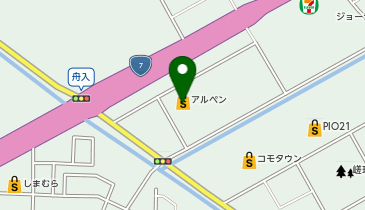 アルペン 新発田店の地図画像