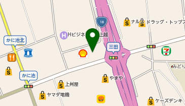 ゴルフ5 上越店の地図画像