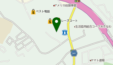 ゴルフ5 バークレー浦添店の地図画像