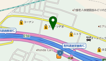 ゴルフ5 学園南インター店の地図画像
