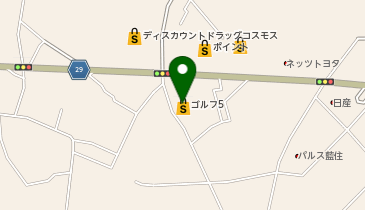 ゴルフ5 徳島藍住店の地図画像