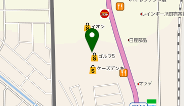 ゴルフ5 半田南店の地図画像