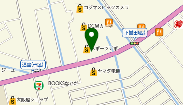 スポーツデポ ファボーレ婦中店の地図画像
