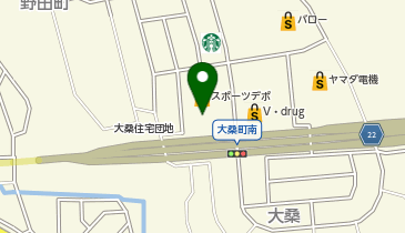 スポーツデポ 金沢大桑店の地図画像
