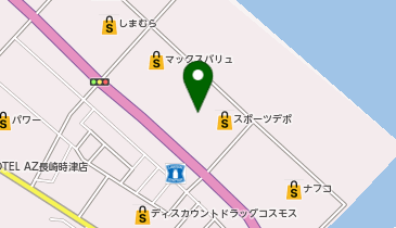 スポーツデポ 長崎時津店の地図画像