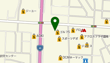 スポーツデポ 盛岡南店の地図画像