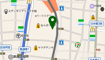 スポーツデポ なんばパークス店の地図画像