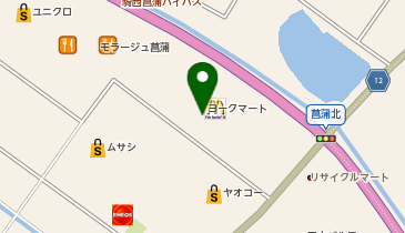 スポーツデポ モラージュ菖蒲店の地図画像