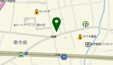 栃木会議室 栃木県ガス会館会議室 宇都宮駅前店の地図画像