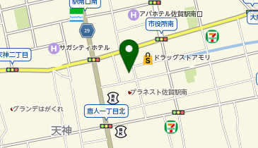 佐賀会議室 英進館佐賀校レンタルスペースの地図画像