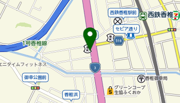 英進館香椎本館レンタルスペースの地図画像