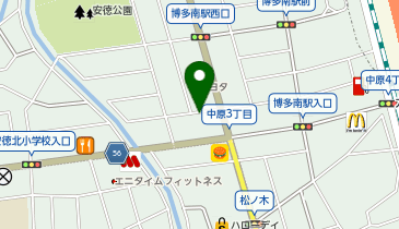 英進館那珂川校レンタルスペースの地図画像