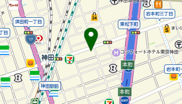 リプロGoburin【神田】の地図画像