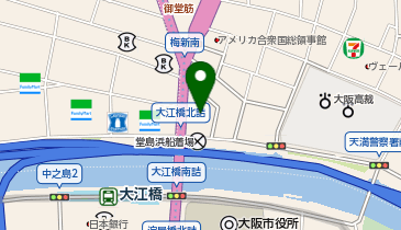 大阪会議室 NSEリアルエステート堂島店の地図画像