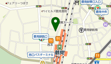 横浜会議室 横浜鶴見ワイズスクエア会議室店の地図画像