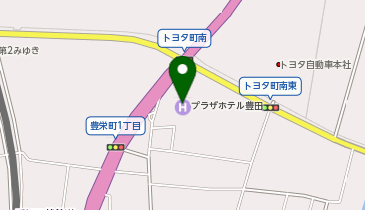 プラザホテル豊田店の地図画像