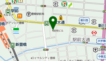 愛知会議室 開発ビル豊橋駅前店の地図画像