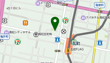 鳥貴族 香川瓦町店の地図画像