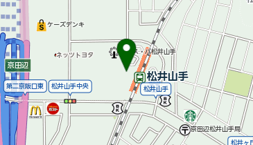 鳥貴族 松井山手店の地図画像