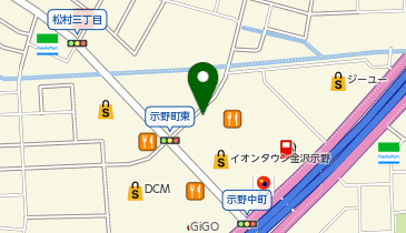 鳥貴族 イオンタウン金沢示野店の地図画像