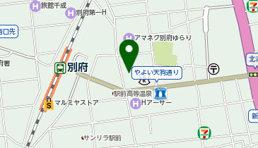 鳥貴族 別府店(大分県)の地図画像