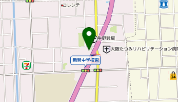 ITTO個別指導学院 南巽校の地図画像