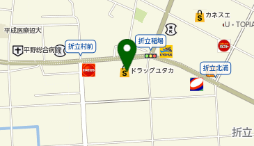 ドラッグユタカ 黒野店の地図画像