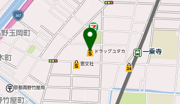 ドラッグユタカ 一乗寺店の地図画像