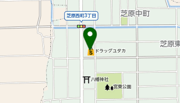 ドラッグユタカ 北方芝原店の地図画像